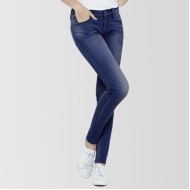 Dark Wash Mid Rise Jean Legging